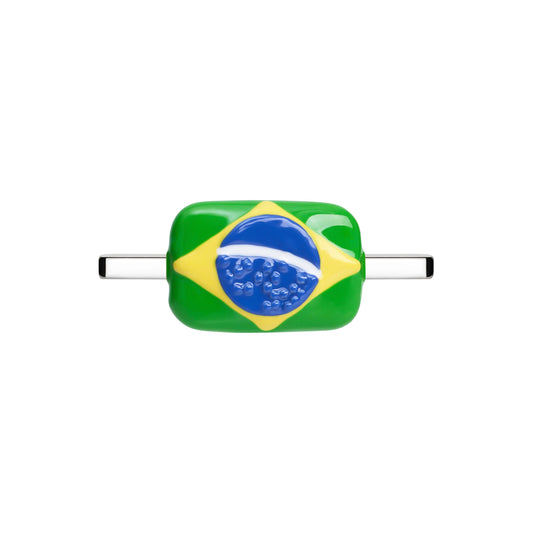 Brazil Flag Whoop Charm