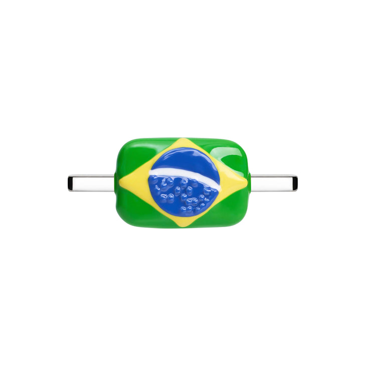 Brazil Flag Whoop Charm