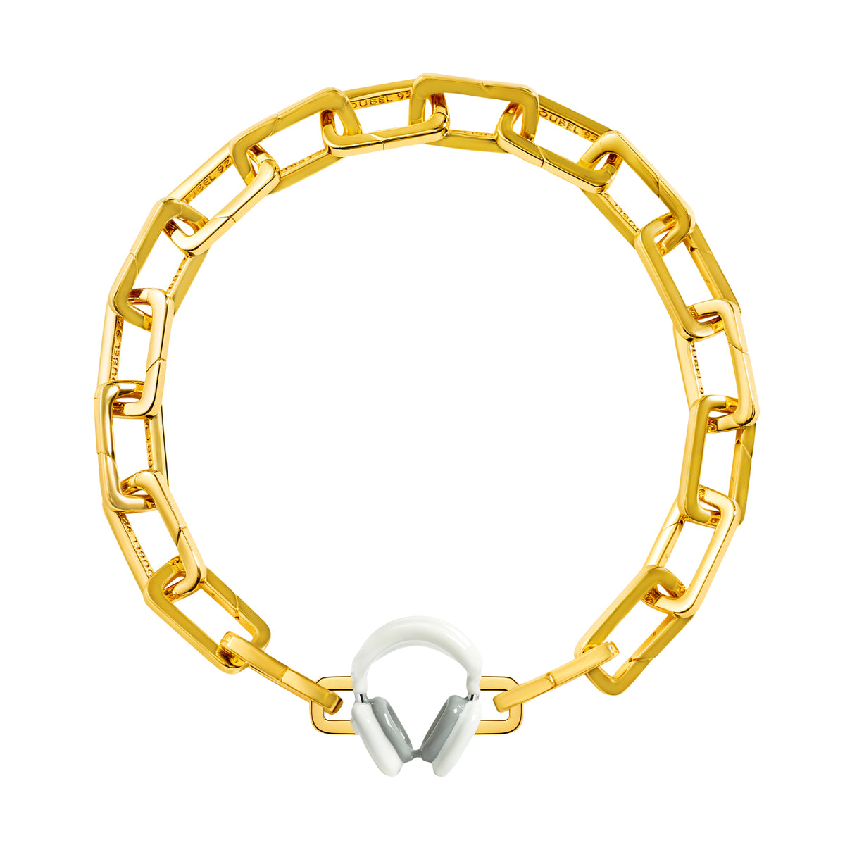 Headphones Charm (Gold)