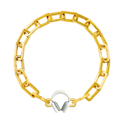 Headphones Charm (Gold)