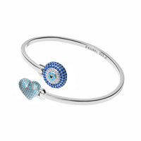 Evil Eye Stoneset Bangle