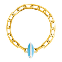 Surfboard Charm (Gold)