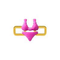 Bikini Charm (Gold)