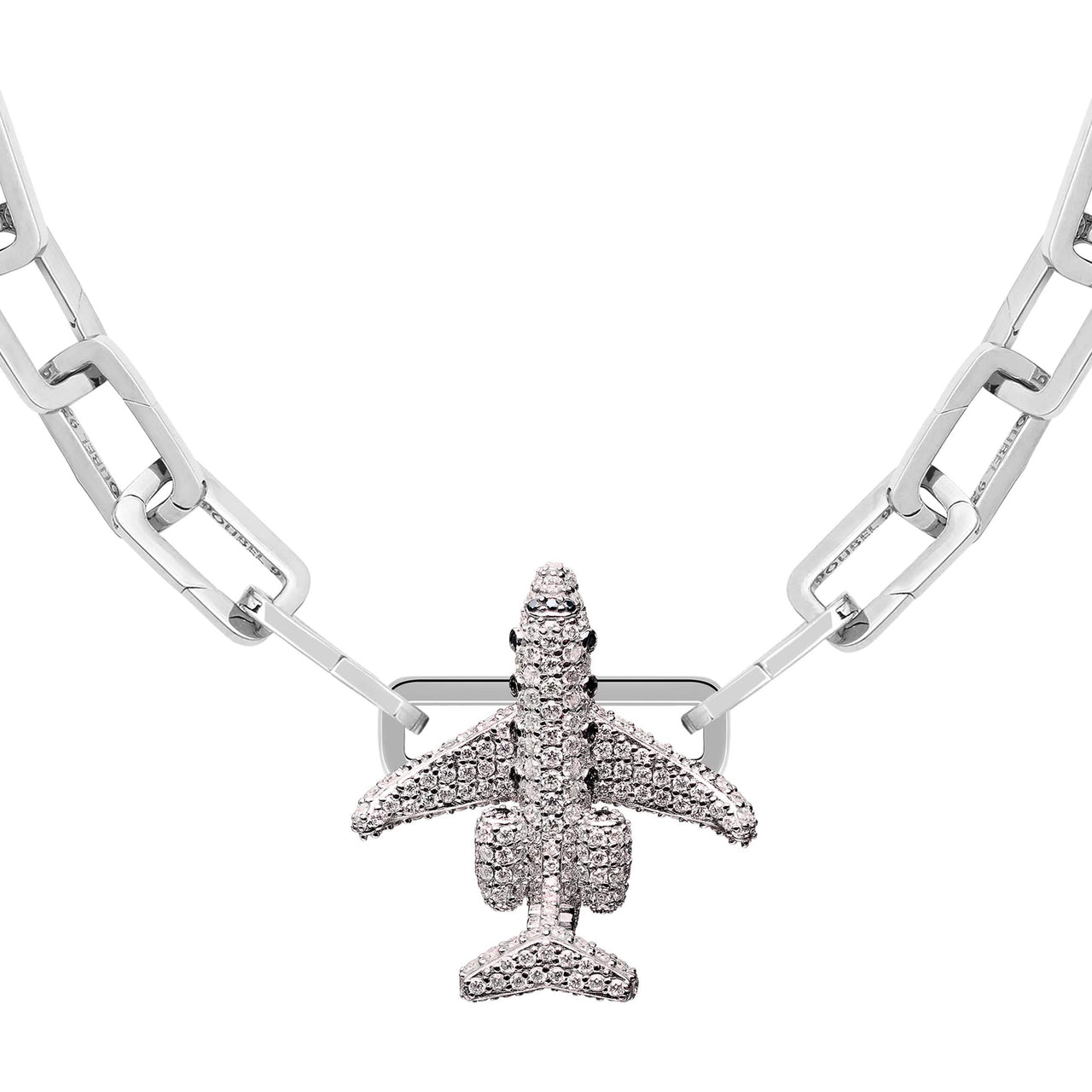 Bombardier™ Jet Stoneset Charm