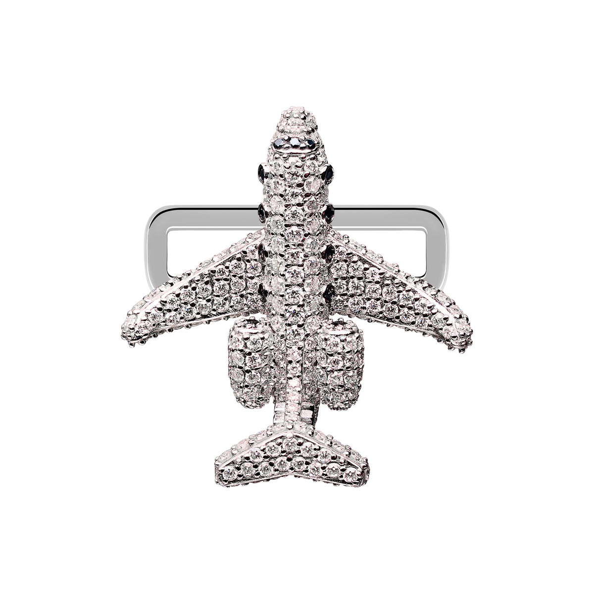 Bombardier™️ Jet Stoneset Charm