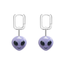 Alien Pendant Earrings