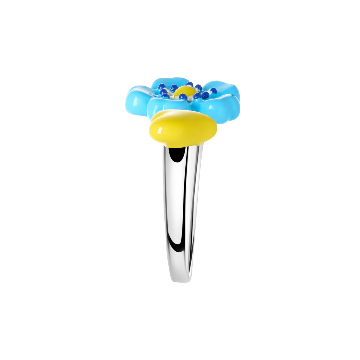 Fleur Bleue Spacer Ring