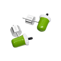 Iced Matcha Stud Earrings