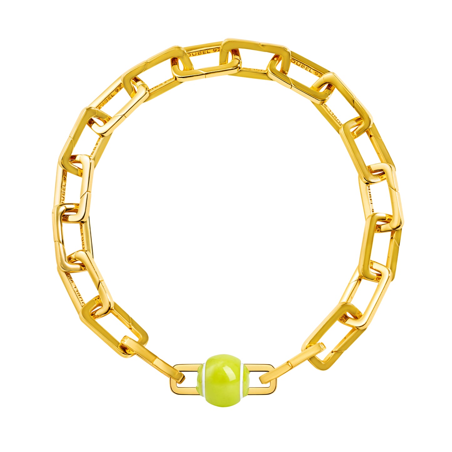 Tennis Ball Charm (Gold)