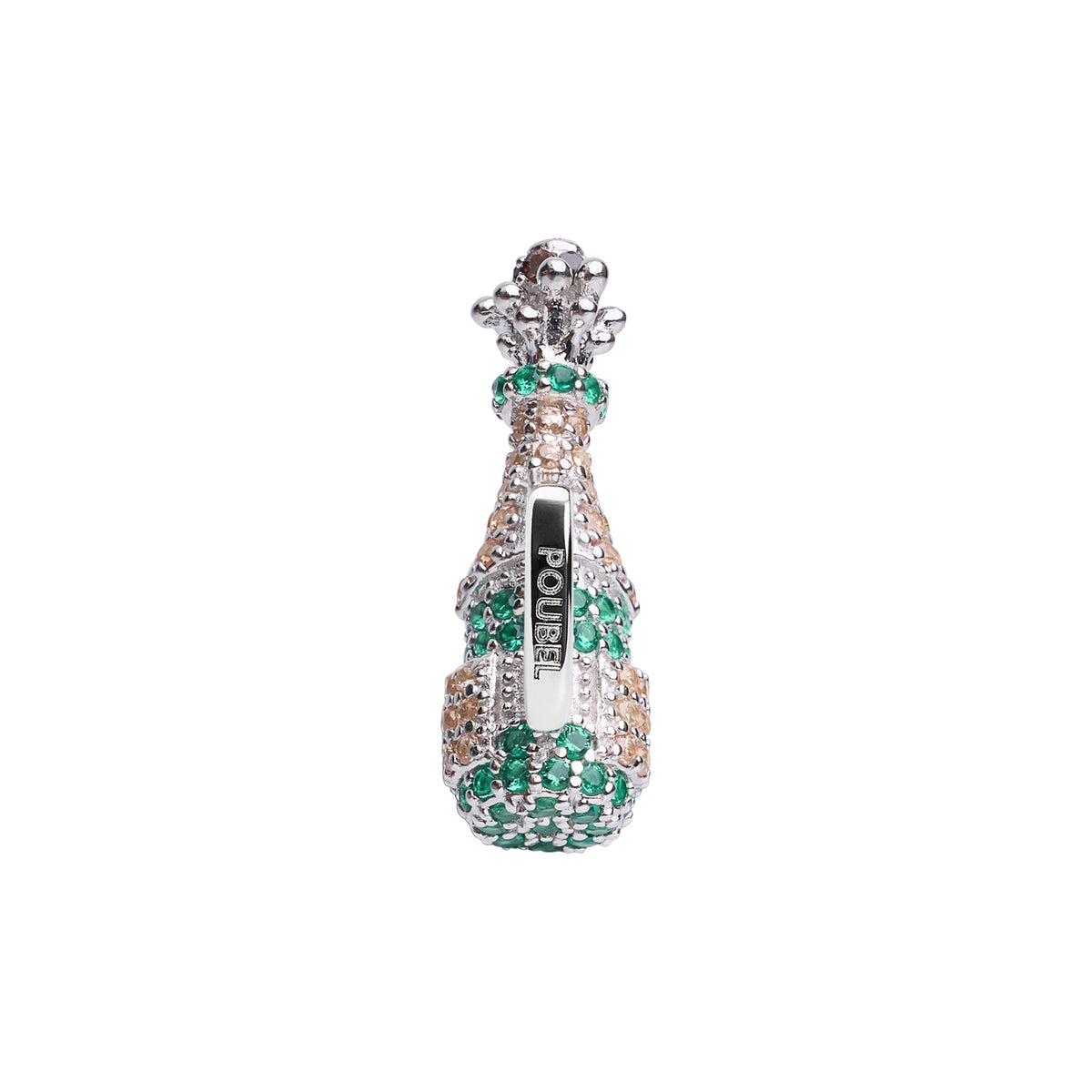Champagne Stoneset Charm