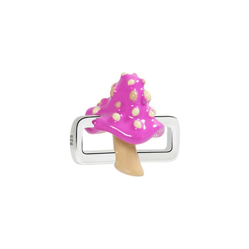 Pink Mushroom Charm