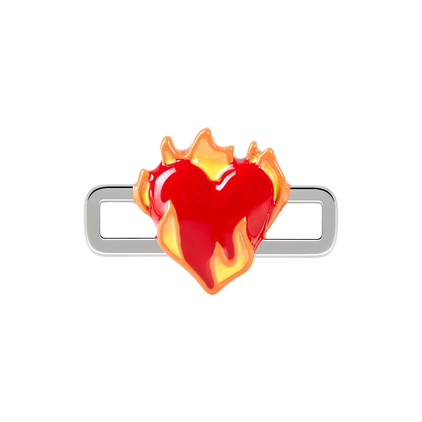 Heart-On-Fire Charm