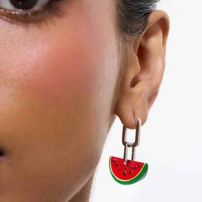 Watermelon Pendant Earrings