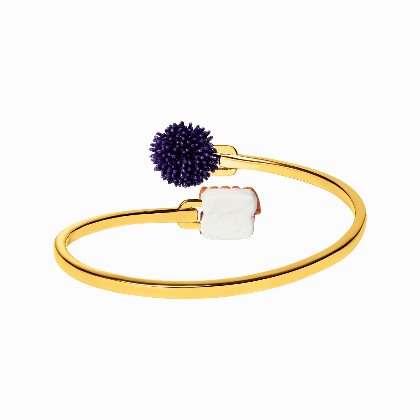 Sea Urchin & Sushi Bangle (Gold)