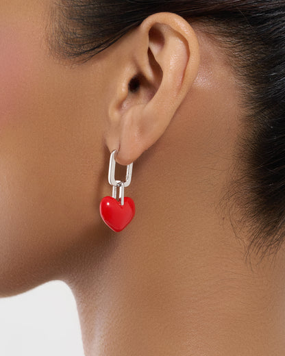 Love Pendant Earrings