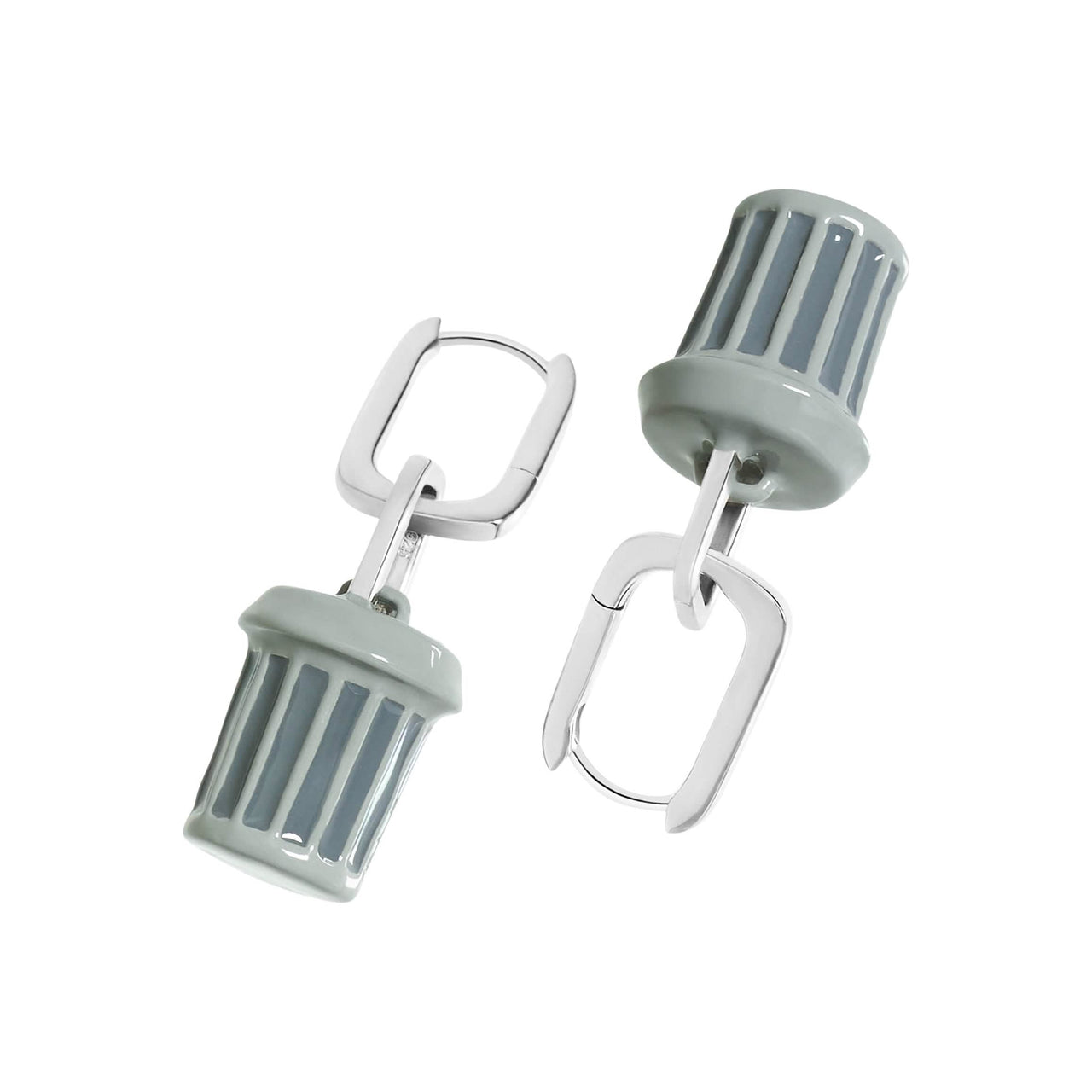 Poubelle Pendant Earrings