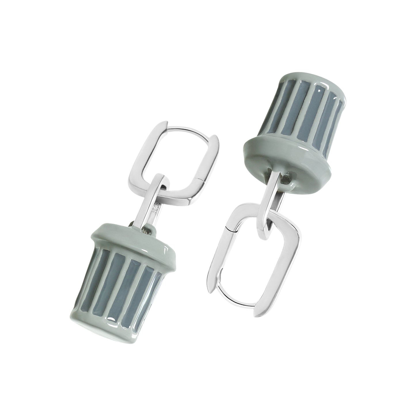 Poubelle Pendant Earrings