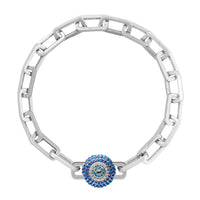 Evil Eye Stoneset Charm