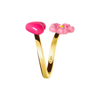 Fleur Rose Wrap Ring (Gold)