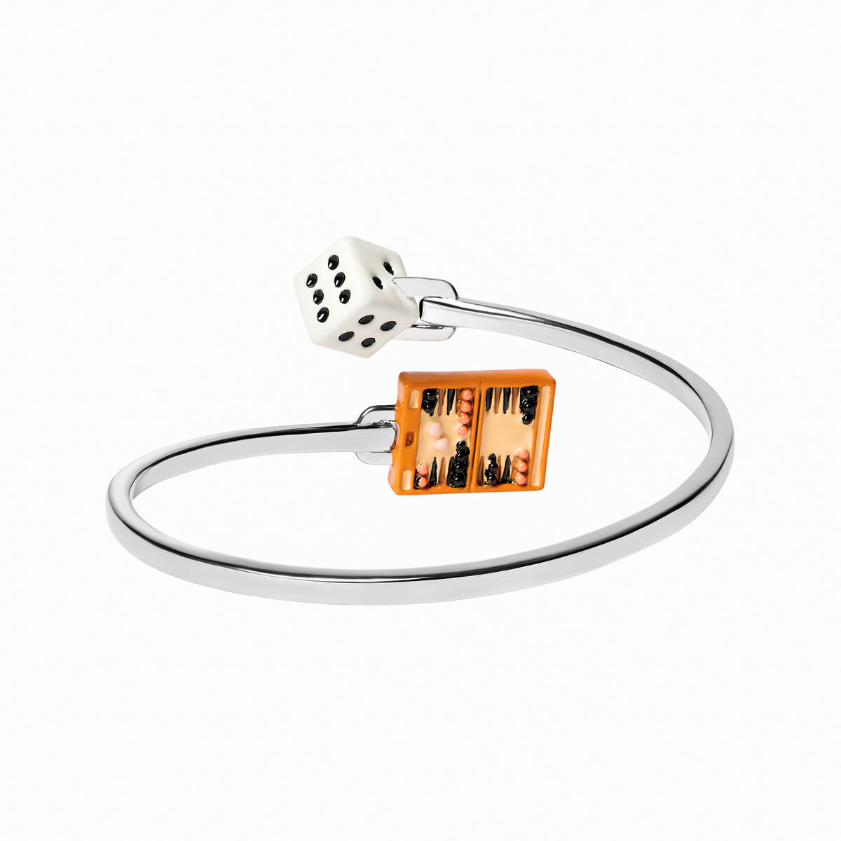 Dice & Backgammon Bangle