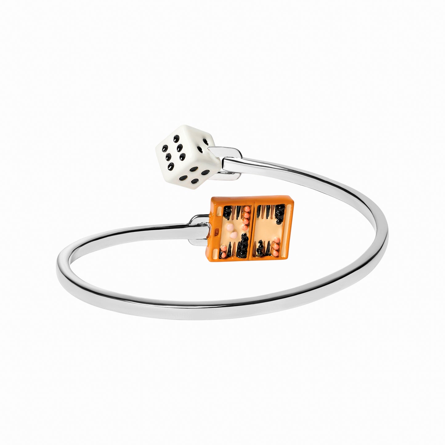 Dice & Backgammon Bangle