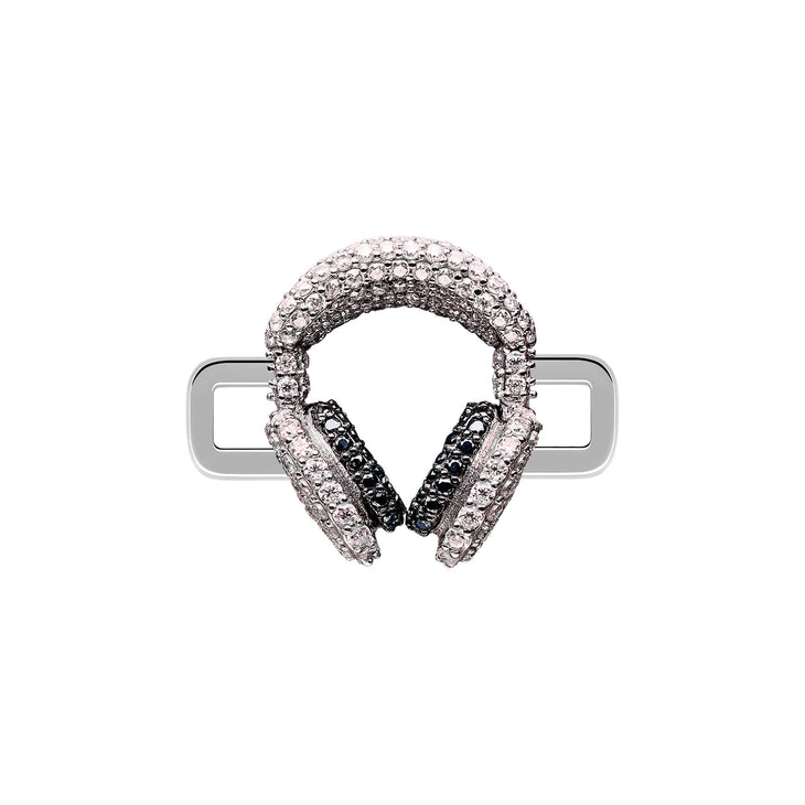Headphones Stoneset Charm