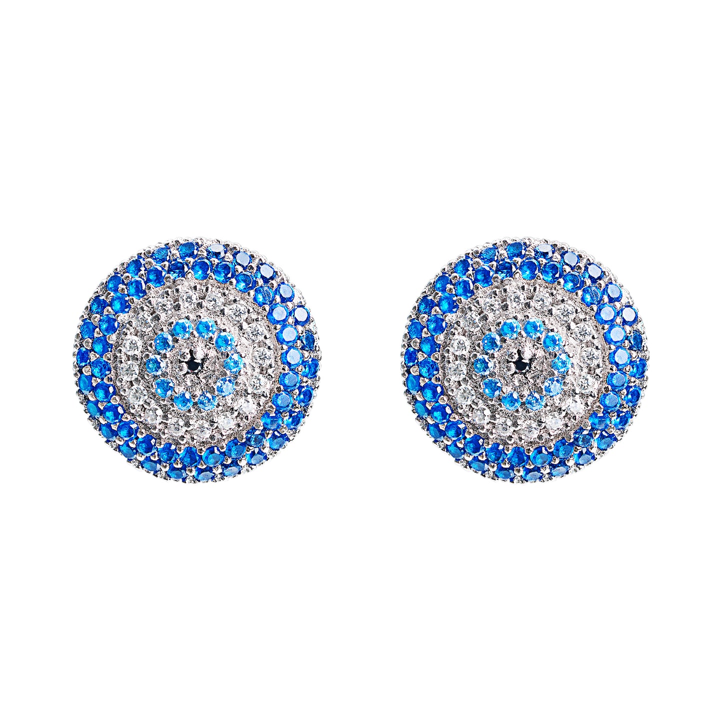Evil Eye Stoneset Studs
