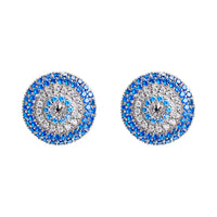 Evil Eye Stoneset Studs