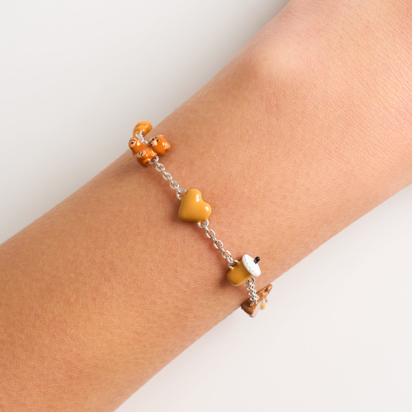 Caramel Mini Charm Bracelet