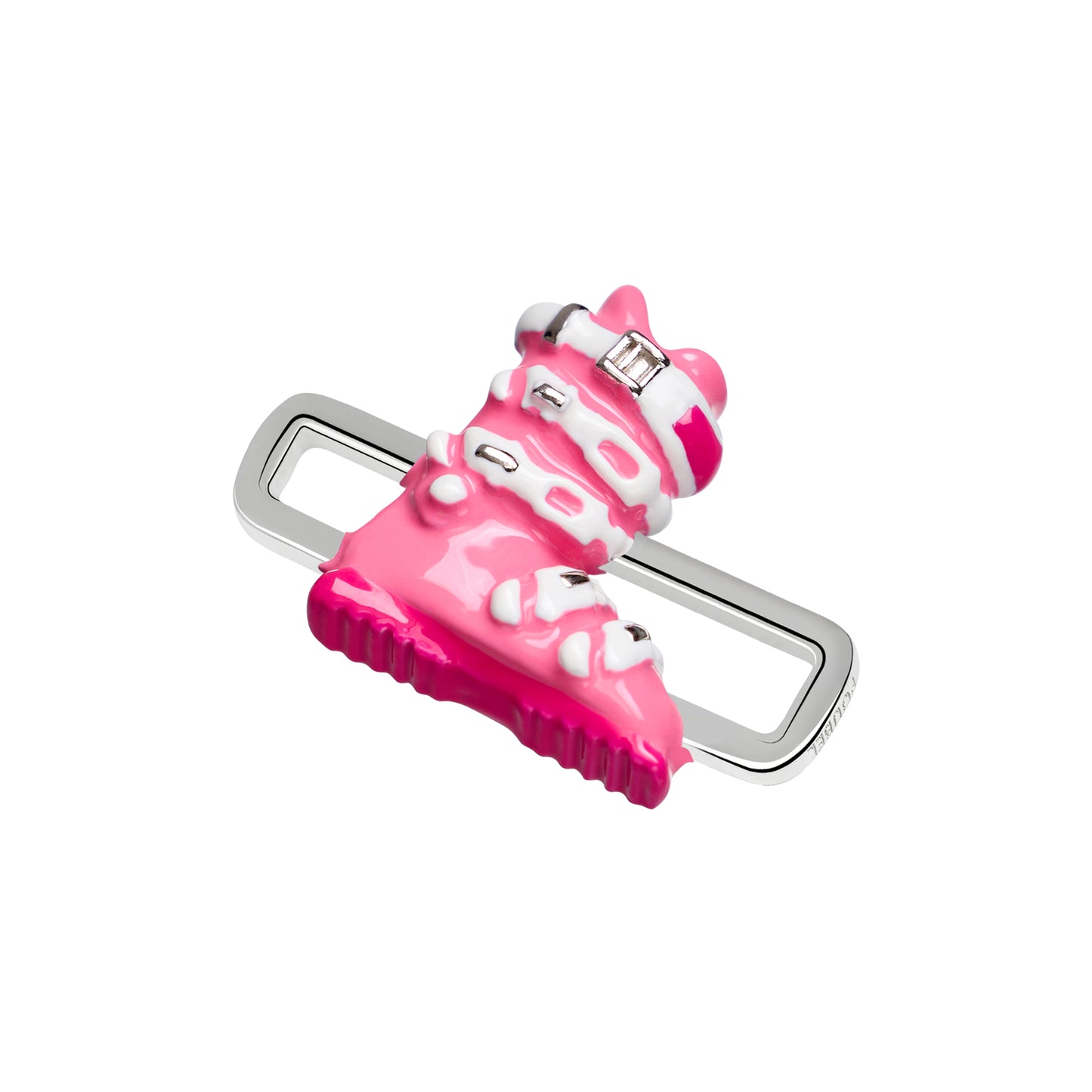 Pink Ski Boot Charm