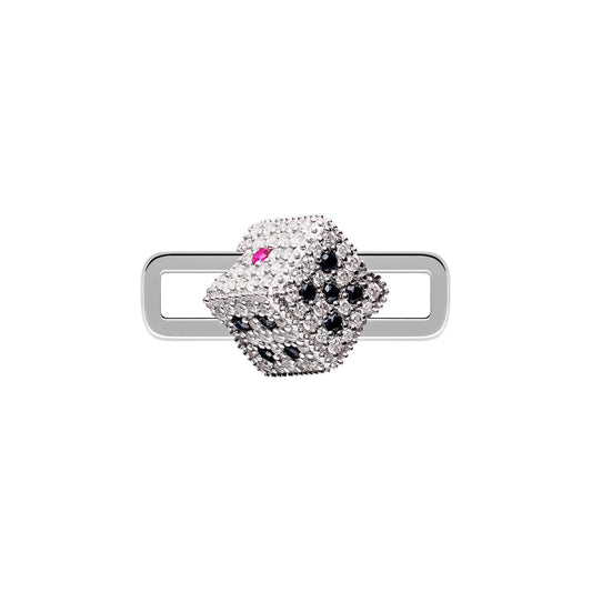 Dice Stoneset Charm