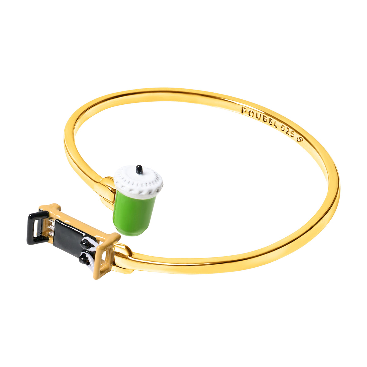 Iced Matcha & Reformer Bangle (Gold)