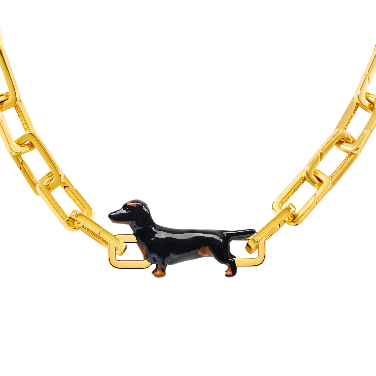 Dachshund Charm (Gold)