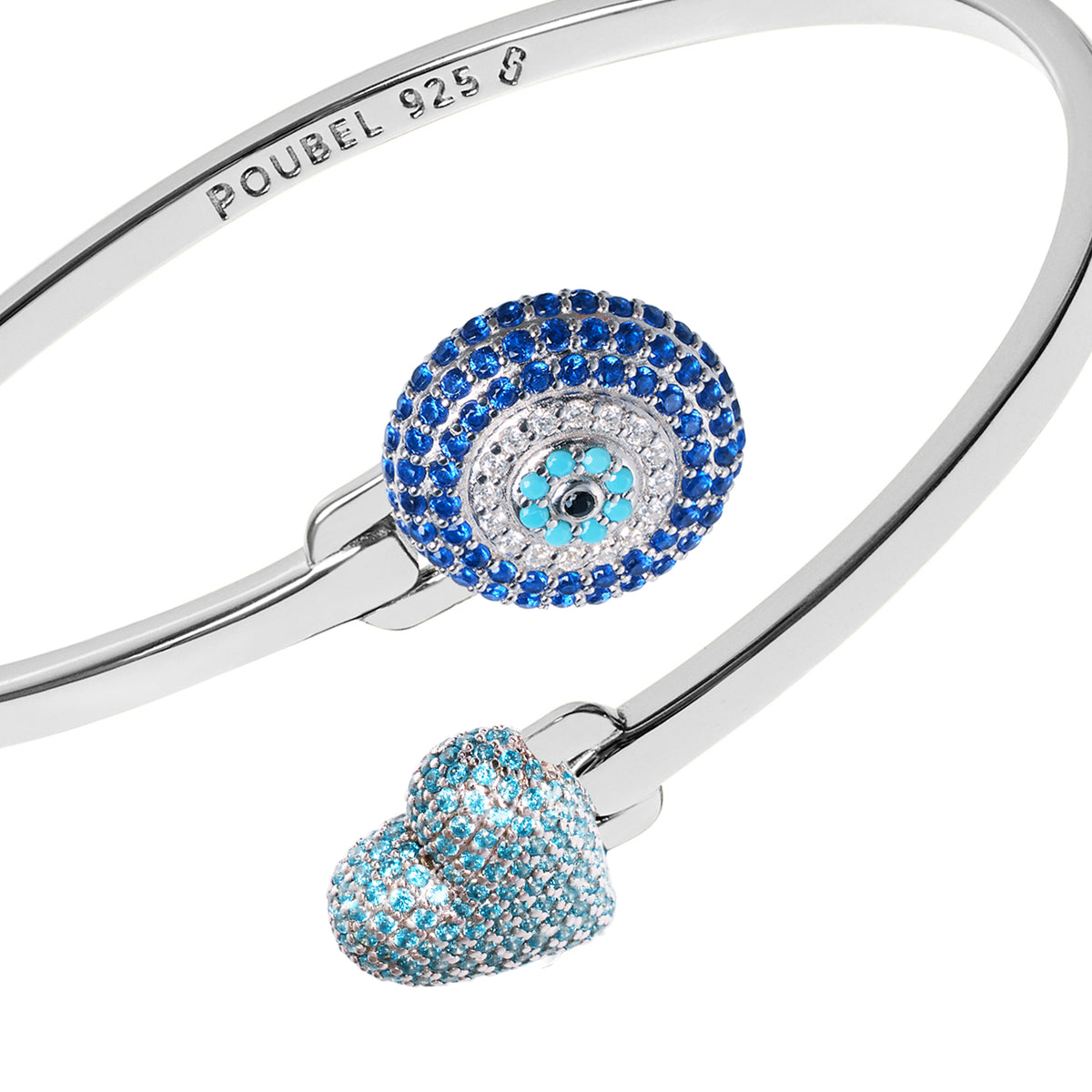 Evil Eye Stoneset Bangle