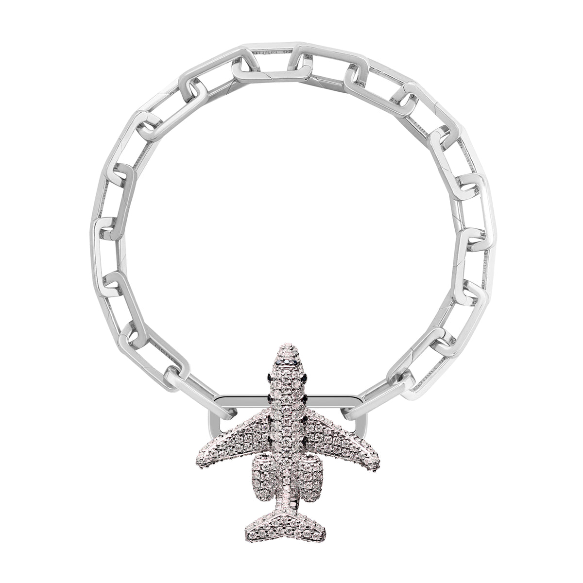 Bombardier™️ Jet Stoneset Charm