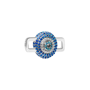 Evil Eye Stoneset Charm