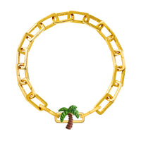 Palm Tree Charm (Gold)