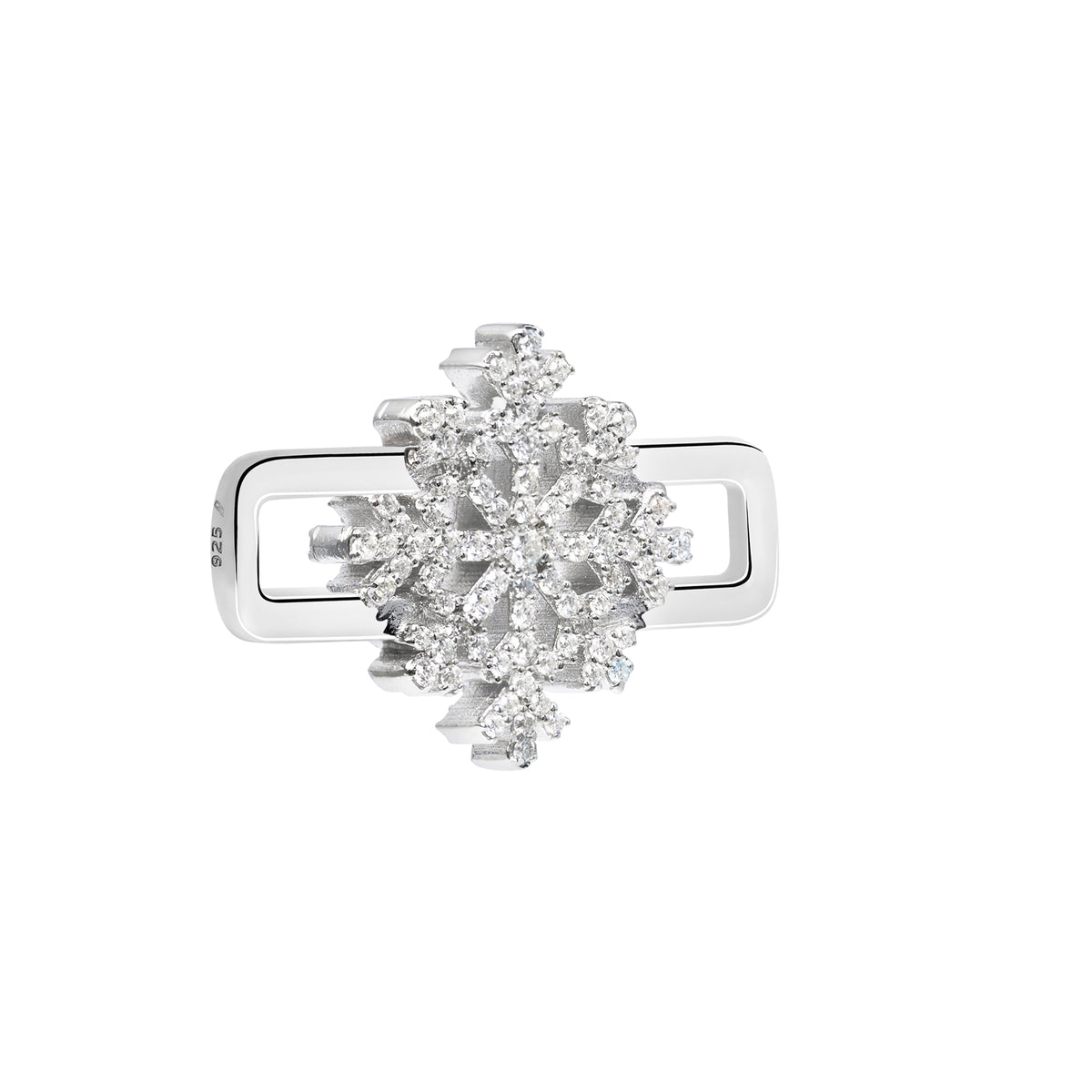 Snowflake Stoneset Charm