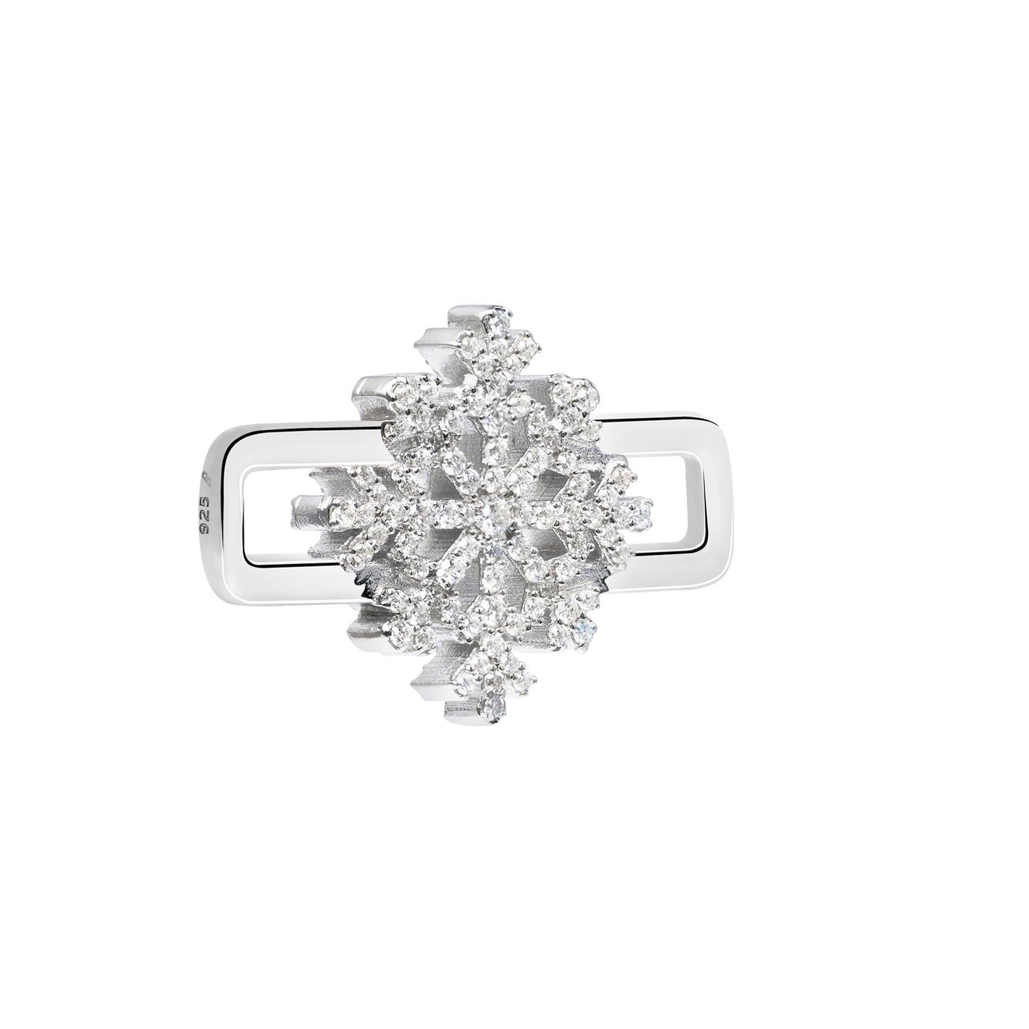 Snowflake Stoneset Charm