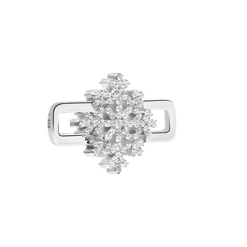 Snowflake Stoneset Charm