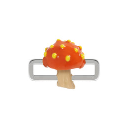 Orange Mushroom Charm