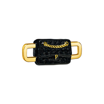 Quilted Bag Charm (Gold)