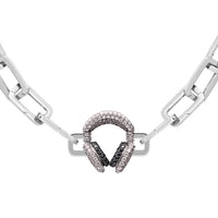 Headphones Stoneset Charm