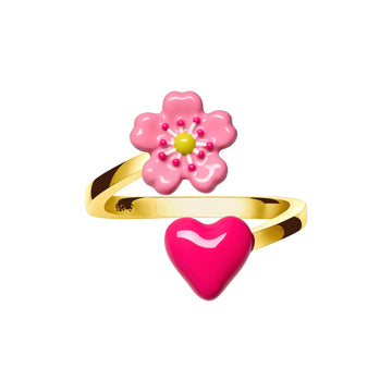 Fleur Rose Wrap Ring (Gold)