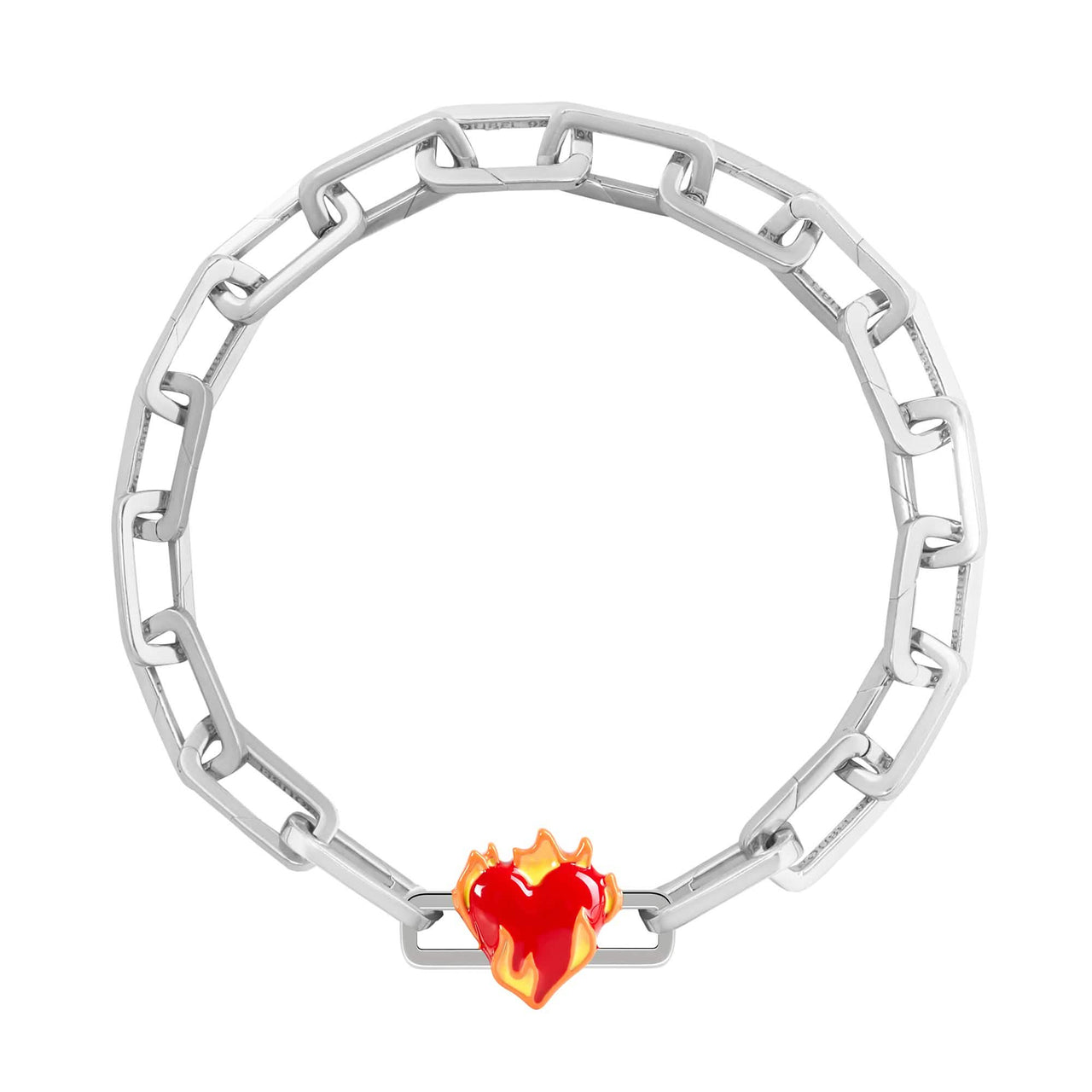 Heart-On-Fire Charm