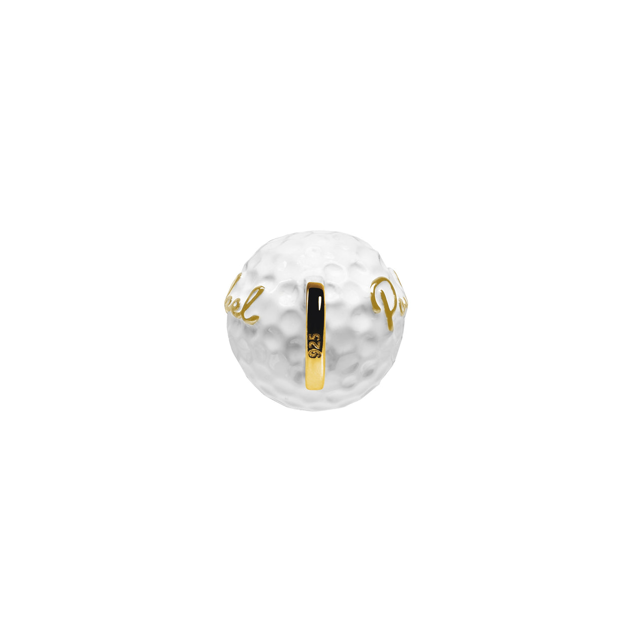 Golf Ball Charm (Gold)