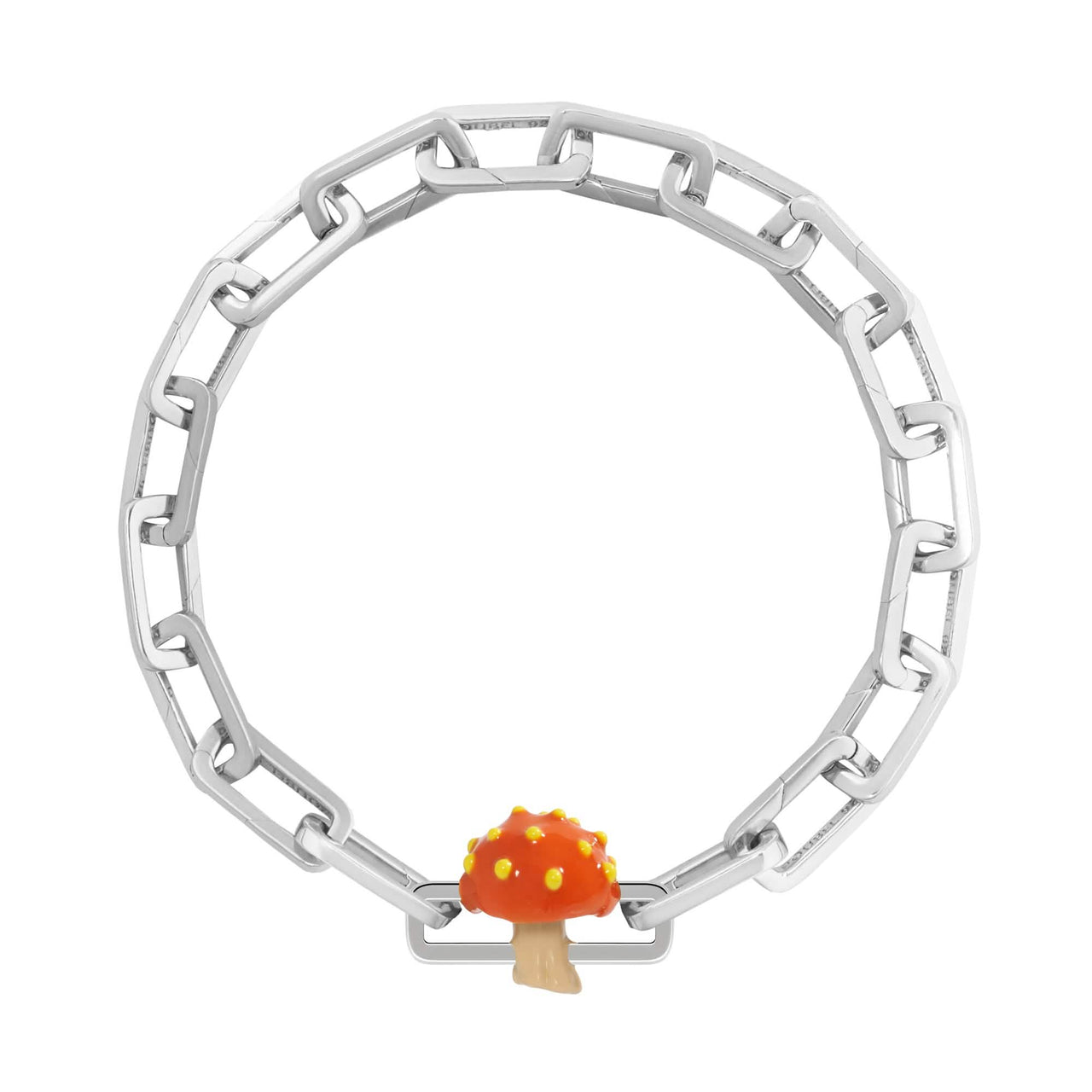 Orange Mushroom Charm