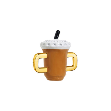 Iced Coffee Charm (Gold)