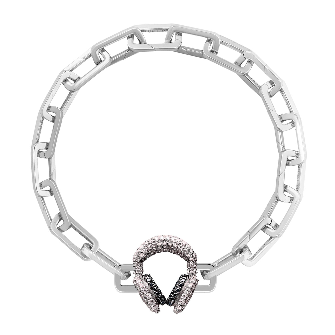 Headphones Stoneset Charm