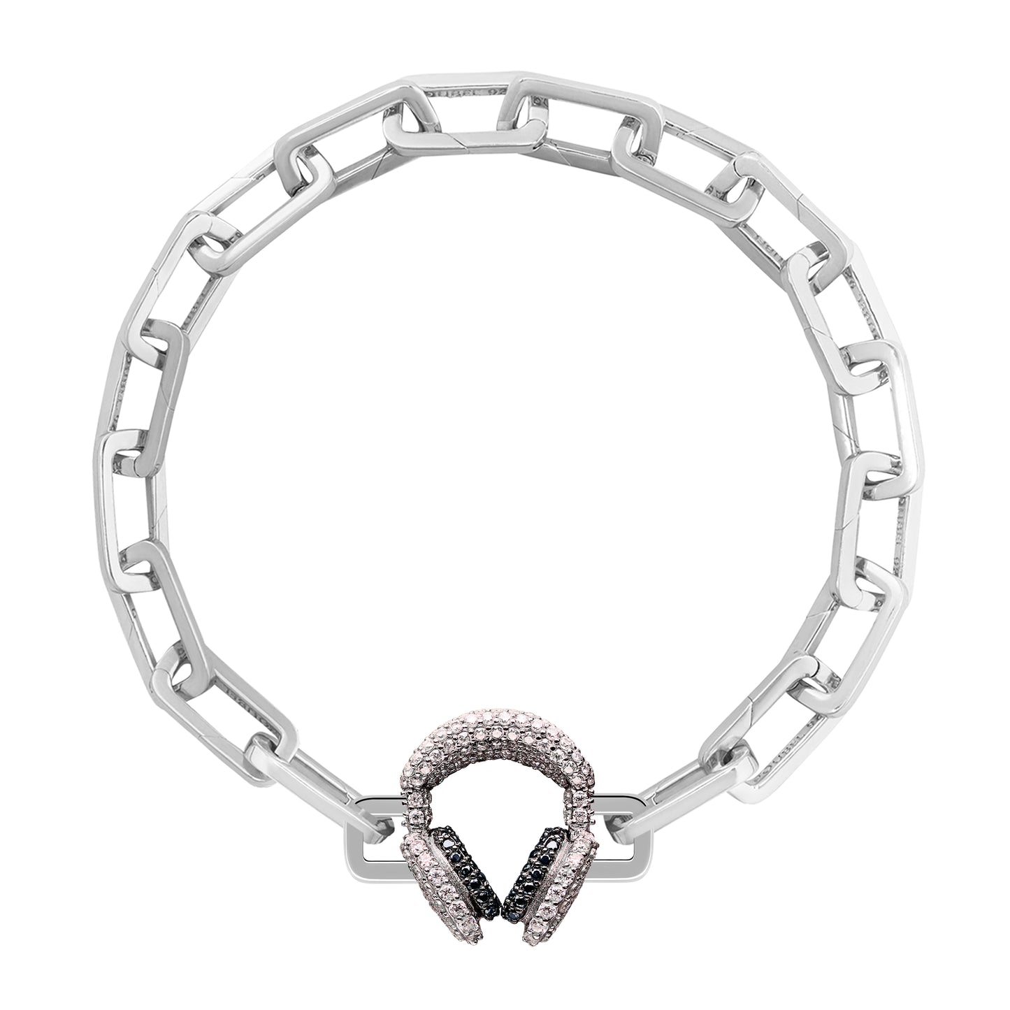 Headphones Stoneset Charm